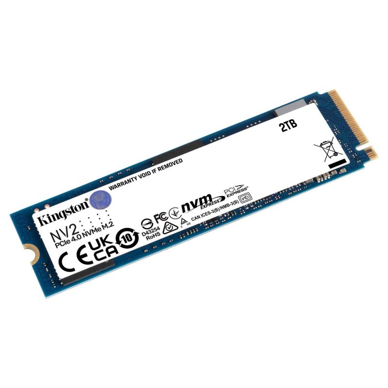 Kingston   Nv2   Ssd   2tb   Intern   M.2 2280   Pcie 4.0 (nvme) fra Kingston Technology