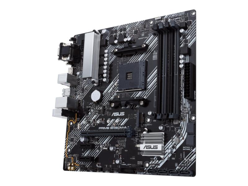 Prime B450m A Ii   Moderkort   Micro Atx   Socket Am4   Amd B450 Chipuppsättning   Usb 3.2 Gen 1, Usb 3.2 Gen 2   Gigabit Lan   Inbyggda Grafike fra Asus