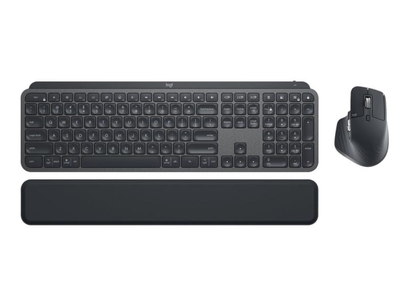 Mx Keys Combo For Business   Sats Med Tangentbord Och Mus   Bakgrundsbelyst   Trådlös   Bluetooth Le   Qwerty   Hela Norden   Grafit fra Logitech
