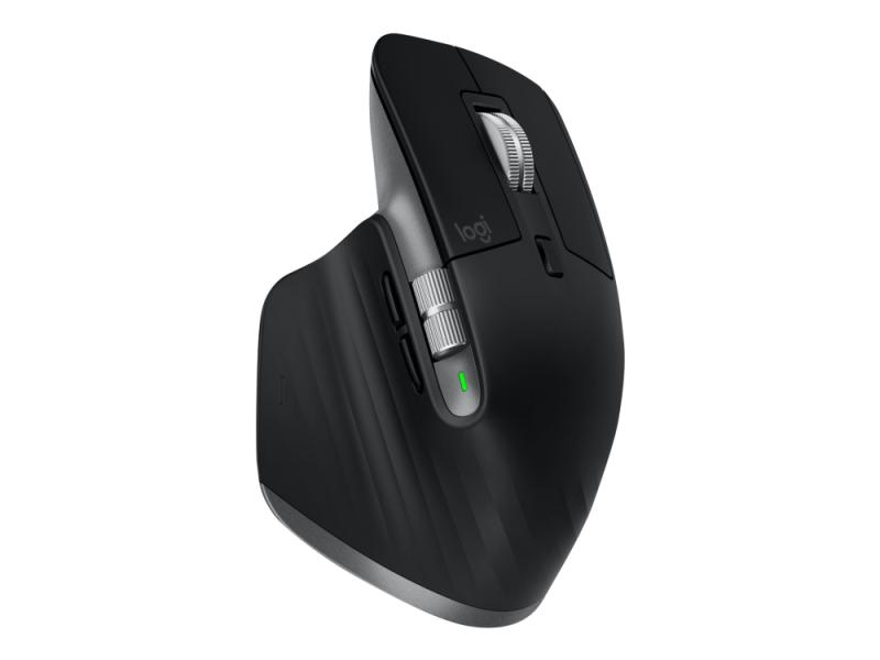 Mx Master 3s (för Mac)   Mus   Laser   7 Knappar   Trådlös   Bluetooth, 2,4 Ghz     Bolt Mottagare   Grafit fra Logitech