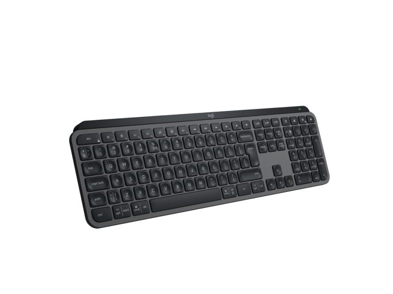 ®   Mx Keys S   Tastatur   Bagbelyst   Bluetooth, 2,4 Ghz   Nordisk Layout   Grafit fra Logitech